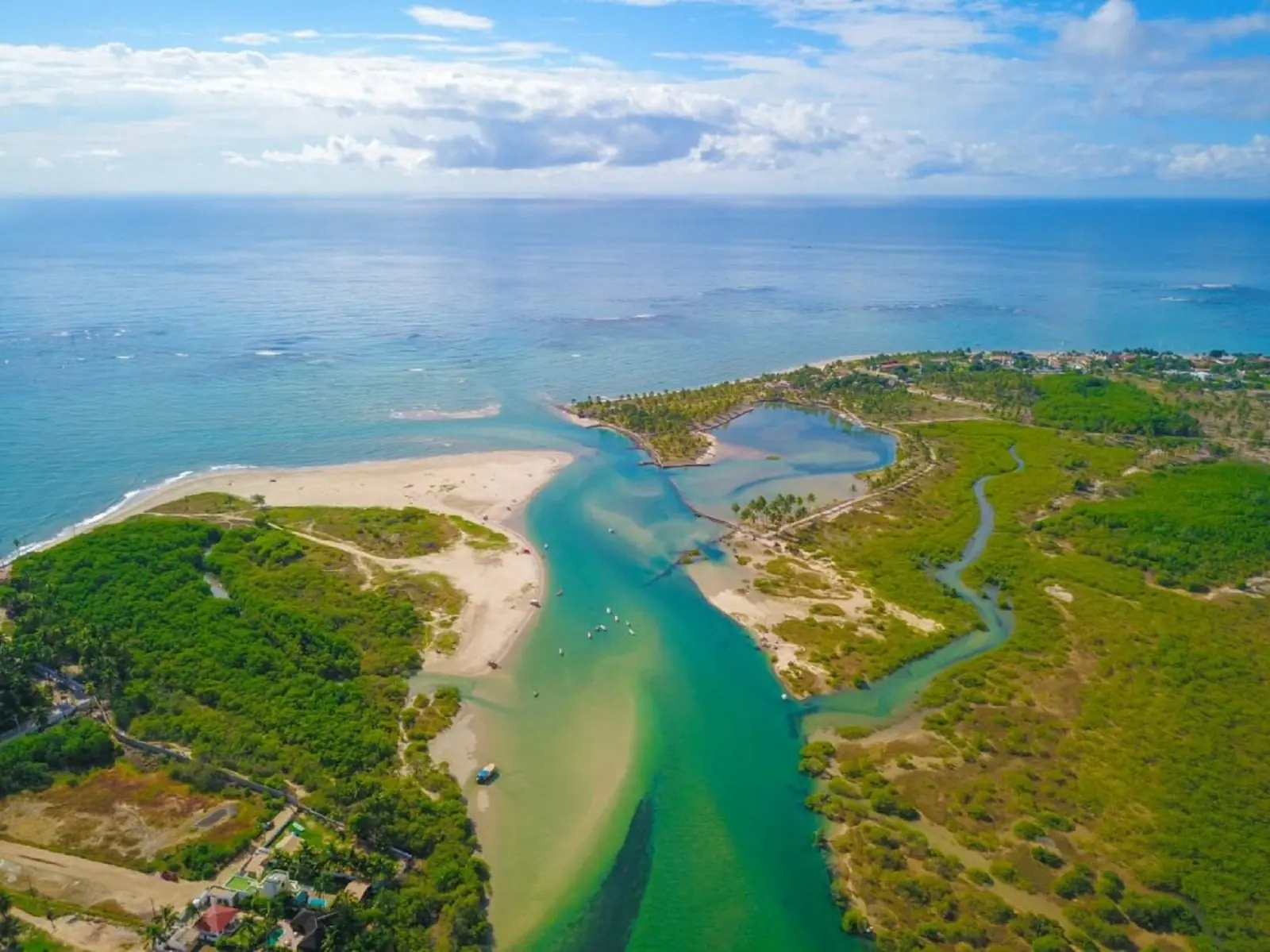 Pontal de Maracaípe visto de cima